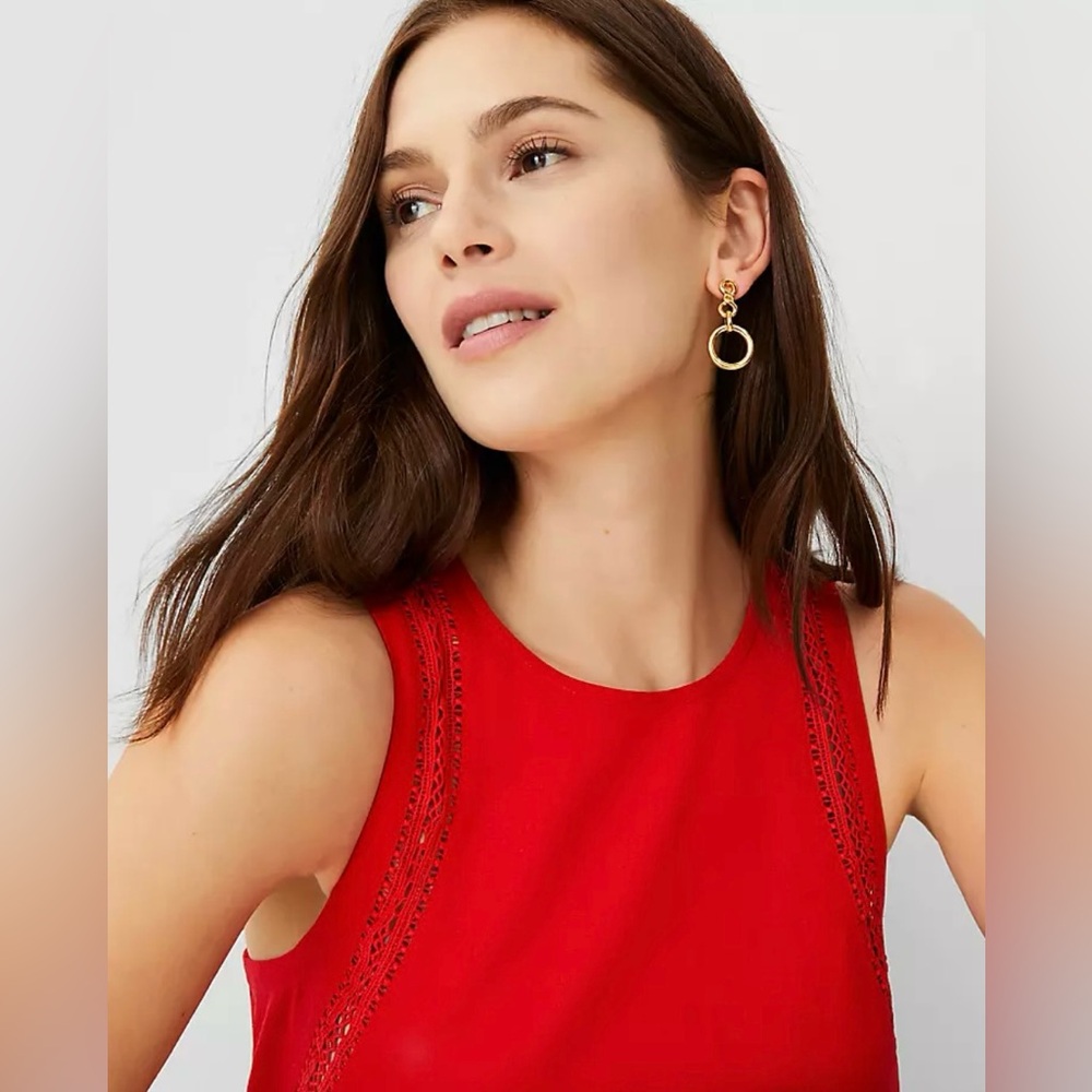 Ann Taylor Linen Blend Top